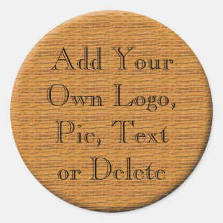 Stickers ronds Modèles en bois