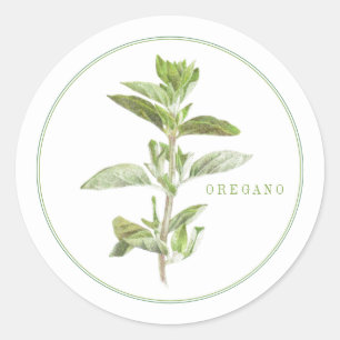 Stickers ronds OREGANO FRAIS