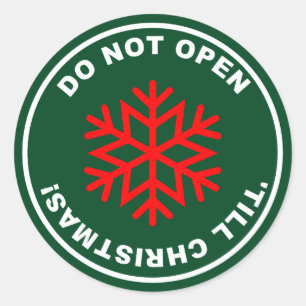 Stickers ronds Papier de Noël