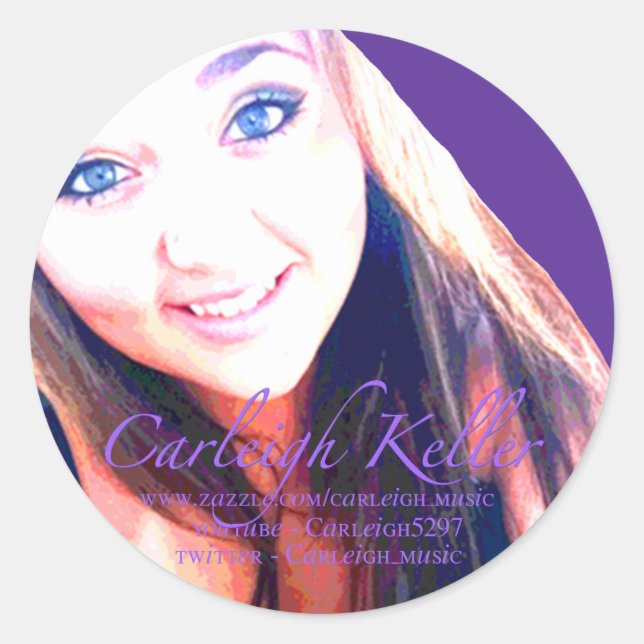 Stickers ronds photo Krewe de Carleigh (Devant)