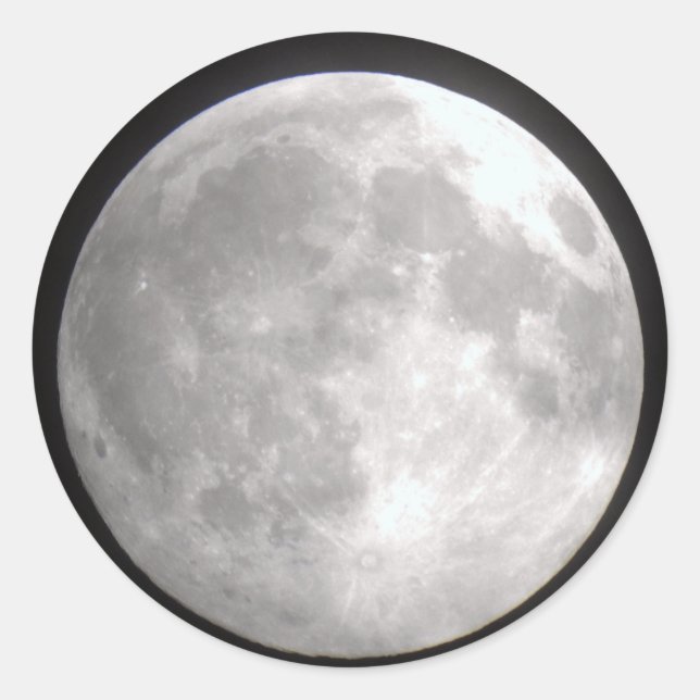 Stickers ronds Pleine lune (Devant)