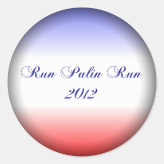 Stickers ronds rouges blancs et bleus palins