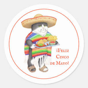 Stickers ronds WENDELITO Cinco de Mayo