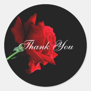 Stickers Rose Merci