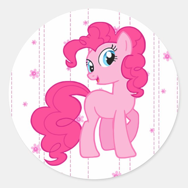 Stickers rose mignonne pour petites filles (Devant)