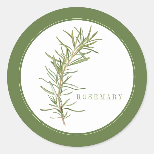 Stickers ROSEMAIRES FRAIS (+texte) Vert (Devant)