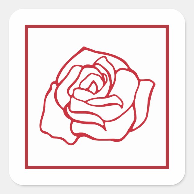 Stickers roses (Devant)