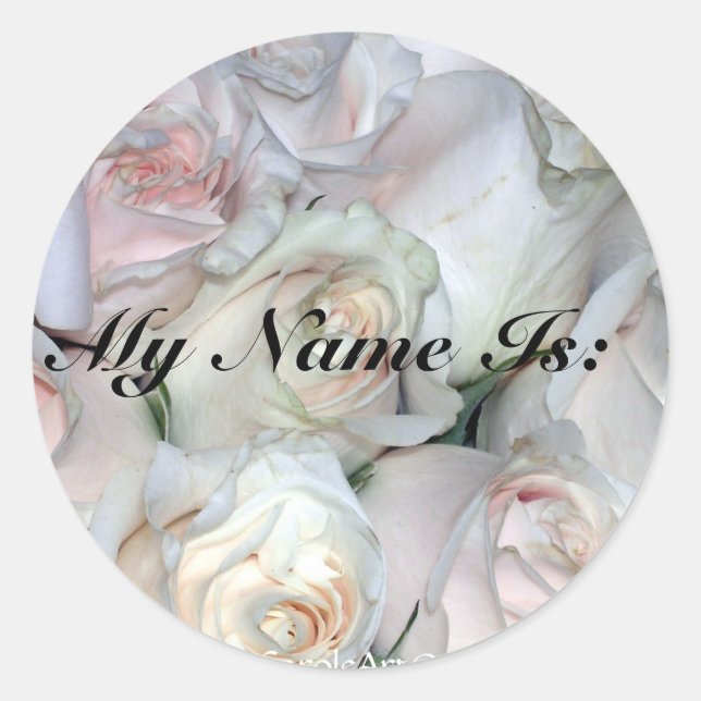 Stickers Roses Blanches (Devant)