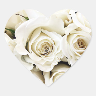 Stickers Roses Blanches