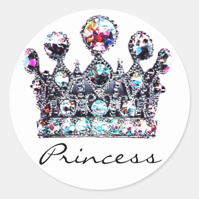 stickers Royal Crown Princess (Devant)