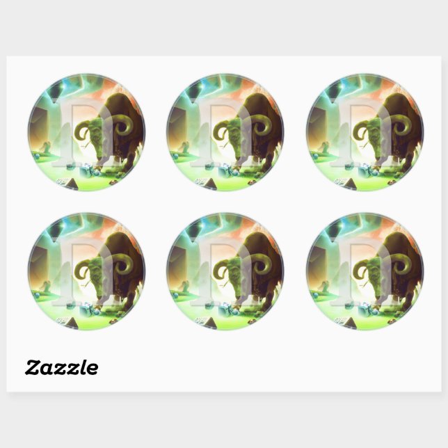 Stickers Rune Ur Uruz | Aurochs Viking Anglo-Saxon (Feuille)