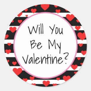 Stickers Saint Valentin, Seras-tu ma Saint Valenti