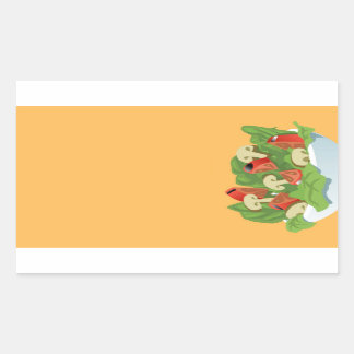 stickers salade pour produits alimentaires