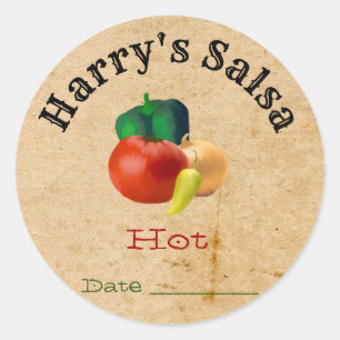 Stickers salsa maison sur mesure