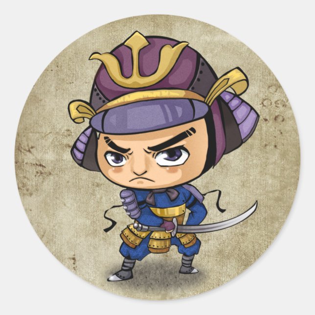 Stickers Samurai et Ninja - Mitsuhide (Devant)