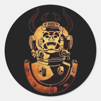 Stickers Samurai sous-marins