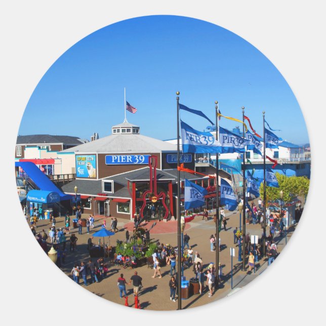 Stickers San Francisco Pier 39 #12 (Devant)