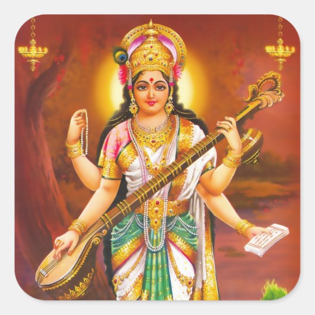 Stickers Saraswati - Version 2 (Devant)