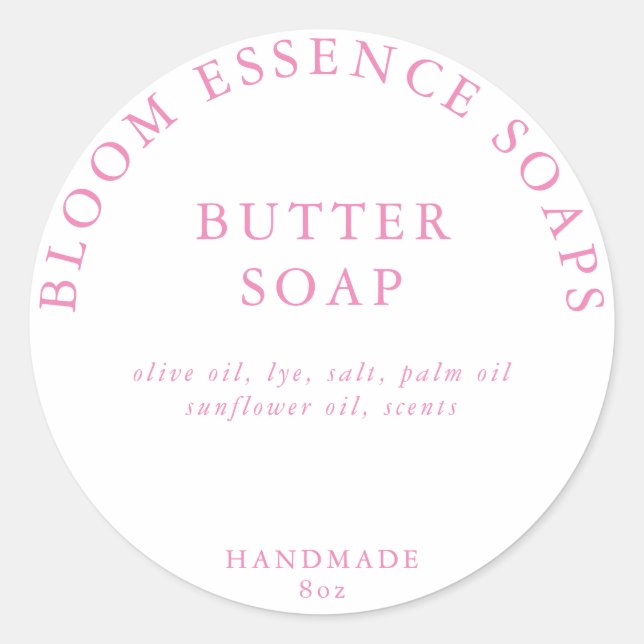 Stickers savon (Devant)