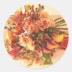 Stickers Sceau Mariage d'automne