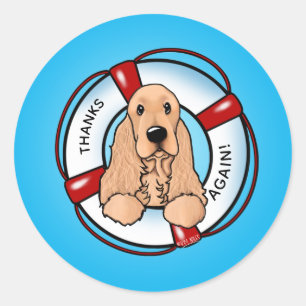 Stickers Secourt Cocker Spaniel