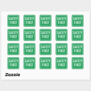 Stickers Sécurité premier Carré pour panneaux de t