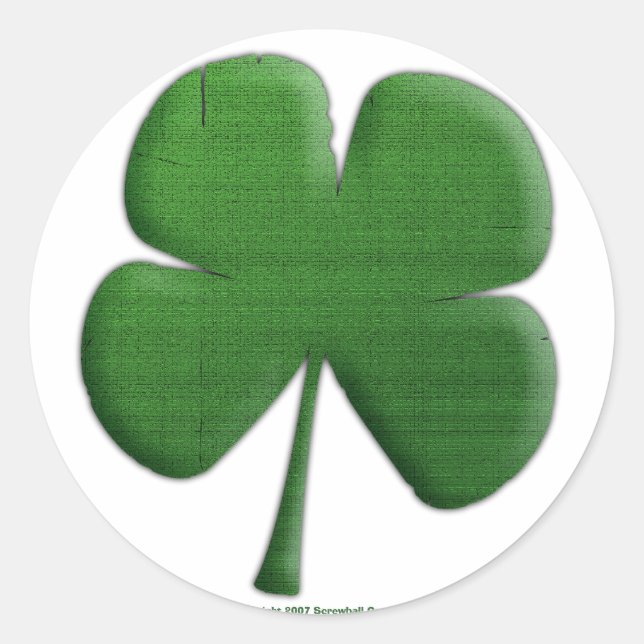 Stickers shamrocks (Devant)