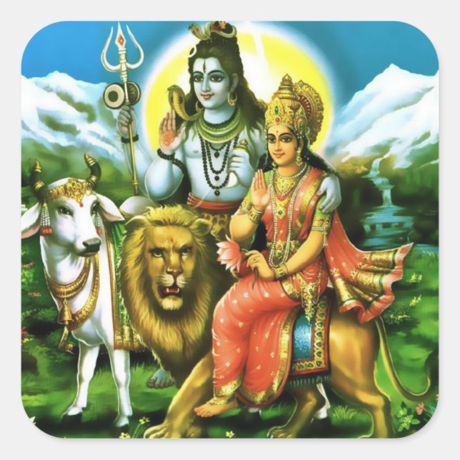 Stickers Shiva & Parvati (Devant)