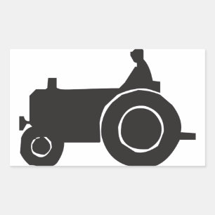 Stickers Silhouette du tracteur