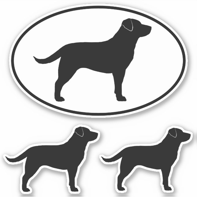 Stickers Silhouettes du laboratoire d'essais Black (Devant)