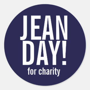 Stickers Simple Marine Blue Jean Day