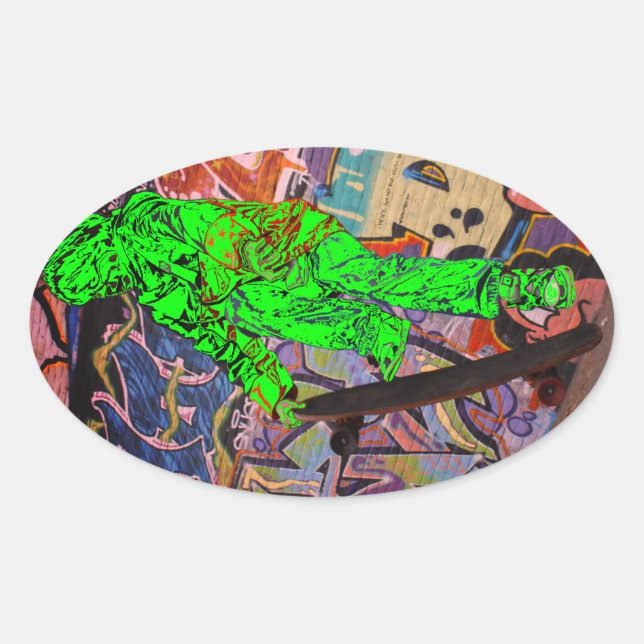 Stickers Skate/Skateboarder (Devant)