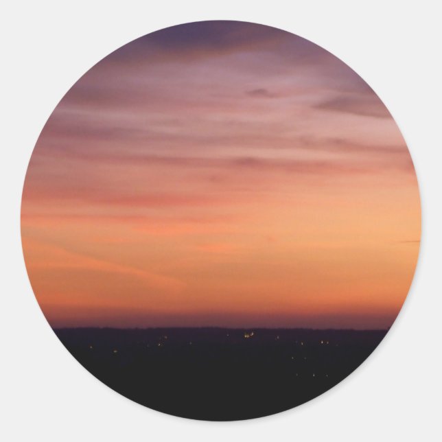 Stickers Sky Sunset (Devant)