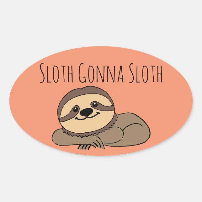 Stickers Sloth (Devant)