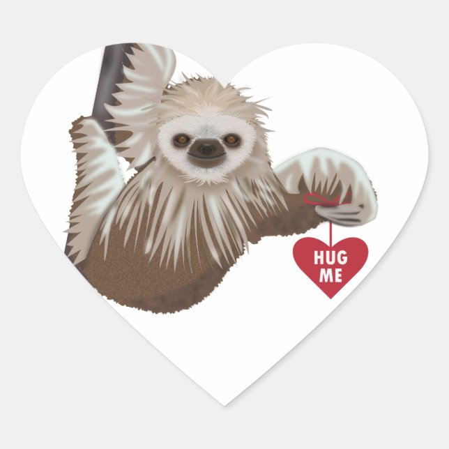 Stickers Sloth Hug Me (Devant)