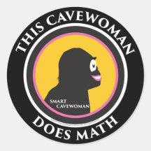 Stickers Smart Cavewoman : Cette Cavewoman fait le