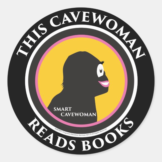 Stickers Smart Cavewoman : This Cavewoman Lit Boot (Devant)