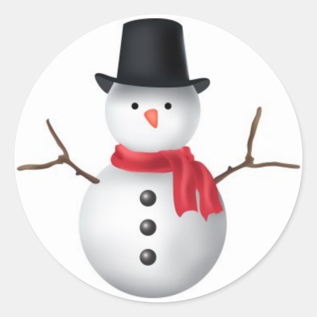 Stickers Snowman (Devant)