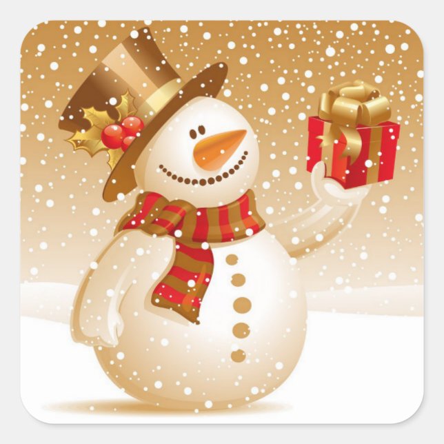 Stickers Snowman (Devant)