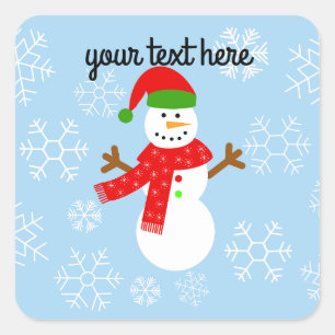 Stickers Snowman #2-4