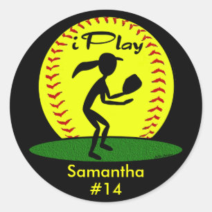 Stickers Softball de stade rapide
