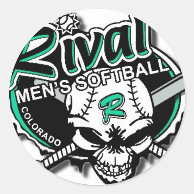 Stickers Softball Team Rival (Devant)