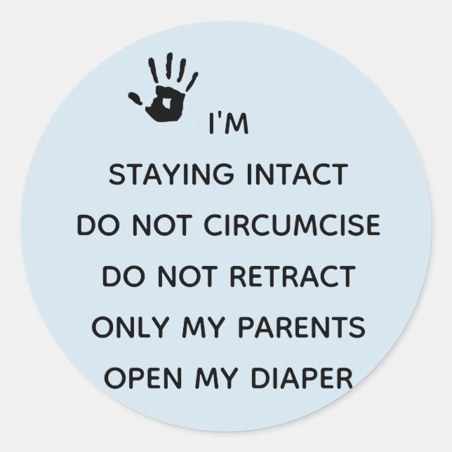 Stickers soins hospitaliers intacts (Devant)