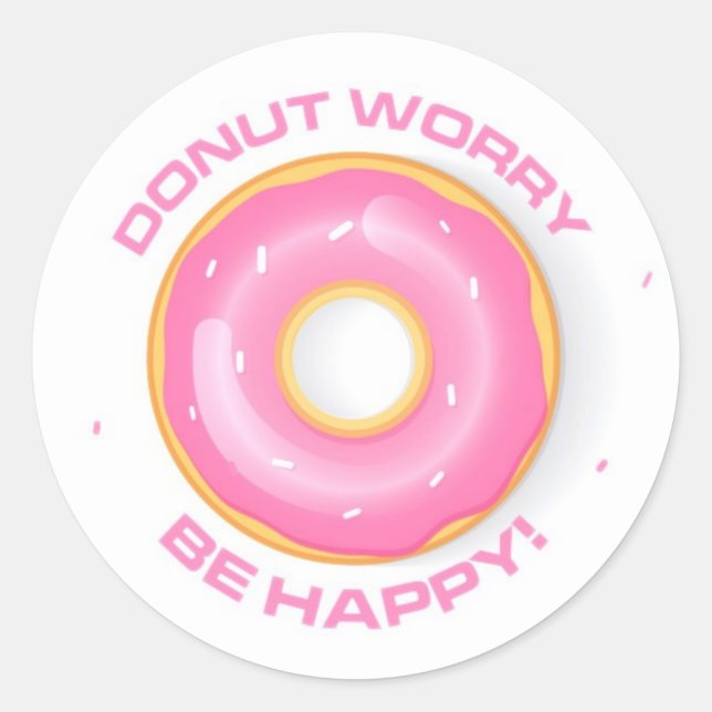 Stickers Soucis Donut (Devant)