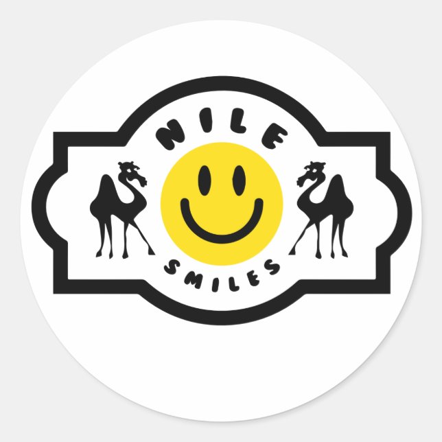 Stickers sourires du Nil (Devant)