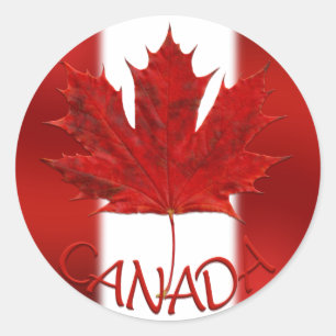 Stickers souvenir Canada Stickers Feuille d'érable