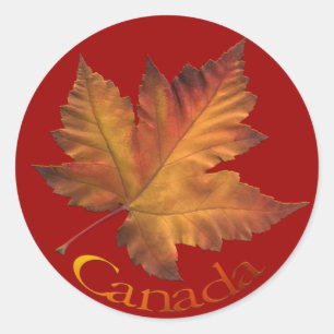 Stickers Souvenir Canada Stickers Feuille d'érable