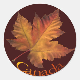 Stickers Souvenir Canada Stickers Feuille d'érable