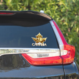 Stickers Souvenir Canada Stickers Maple Leaf Or