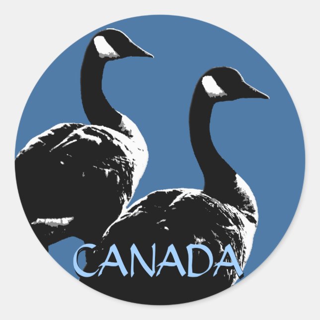 Stickers souvenir Canada Stickers oie Canada (Devant)